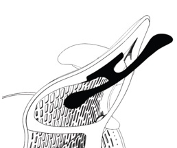 Coat Hanger for Herman Miller Mirra Chair